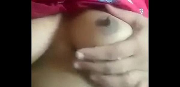  Milk Desi girl Boobs Pressing Nipple with milk